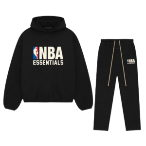 Fear Of God Essentials Tracksuit NBA Black White