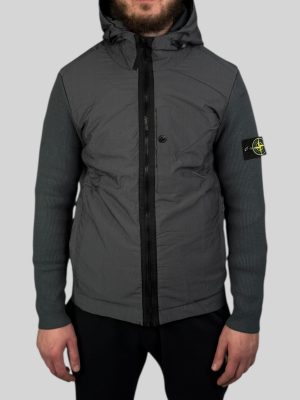 Stone Island Hooded Jacket Antraciet