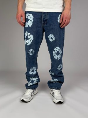 Denim Tears X Levi’s Cotton Wreath Jeans Blue