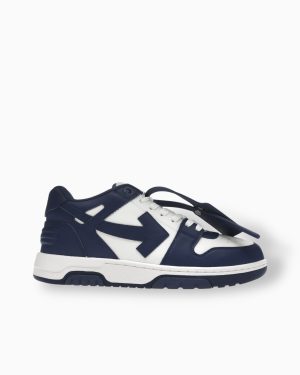 Off White Out Of Office Sneakers Dark Blue