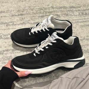 Chanel Sneakers Black White