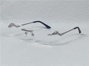 Cartier Panthere Transparante Zonnebril Zilver