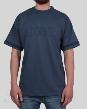 Dior X Stone Island Oversized T-Shirt Blue
