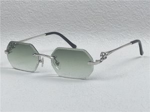 Cartier Panthere Zonnebril 0288S Silver Green