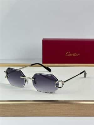 Cartier Piccadilly Zonnebril CT0333 Silver Black