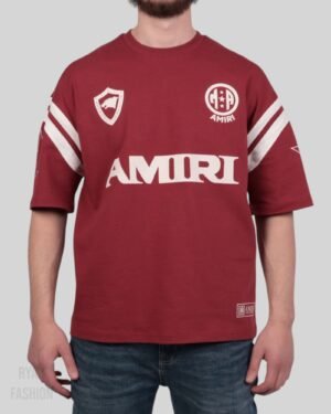 Amiri Sport Oversized T-Shirt Burgundy