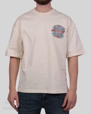 Amiri MA Floral Oversized T-Shirt Beige