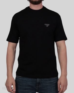 Prada Technical Logo T-Shirt Black