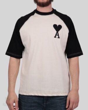 Ami Paris Cotton Short Sleeves De Coeur T-Shirt