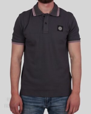 Stone Island Polo Shirt Dark Grey