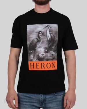 Heron Preston Logo Printed T-Shirt Black