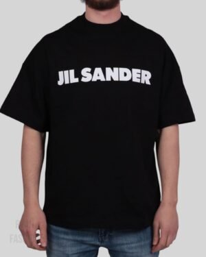 Jil Sander Logo T-Shirt Black