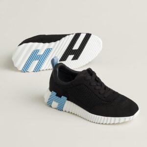 Hermes Bouncing Sneakers Black Blue