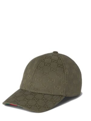 Gucci GG Canvas Baseball Hat Khaki