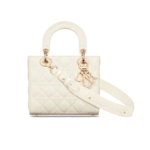 Dior Small Lady Dior My ABCDior Bag White