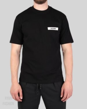 Jacquemus Gros Grain T-Shirt Black