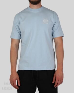 Loewe Anagram Logo T-Shirt Light Blue