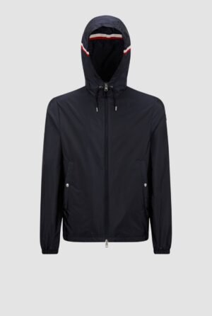 Moncler Grimpeurs Hooded Windbreakers Navy Blue