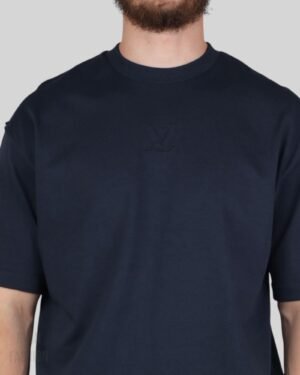 Louis Vuitton Embossed T-Shirt Dark Blue
