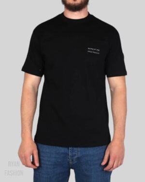 Moncler Logo Cotton T-Shirt Black