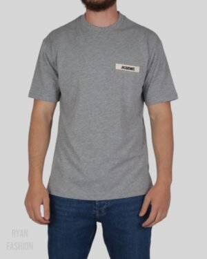 Jacquemus Gros Grain T-Shirt Grey