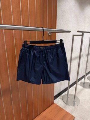 Prada Enameled Logo Zwembroek Blue
