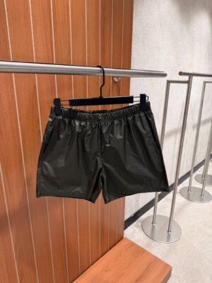 Prada Enameled Logo Zwembroek Khaki