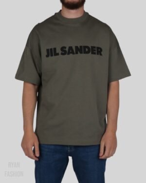 Jil Sander Logo T-Shirt Khaki
