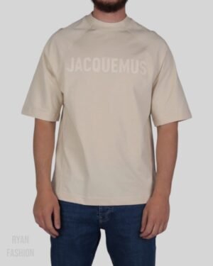 Jacquemus Le Typo T-Shirt Beige