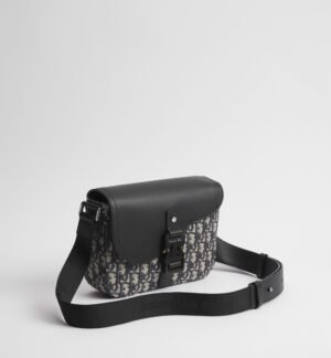 Dior Saddle Oblique Bag Black