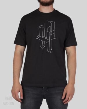 Hermes H 3D Embroidered T-Shirt Antraciet