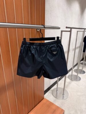 Prada Recycled Nylon Zwembroek Navy Blue