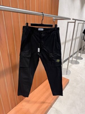 Stone Island Cargo Pants Black