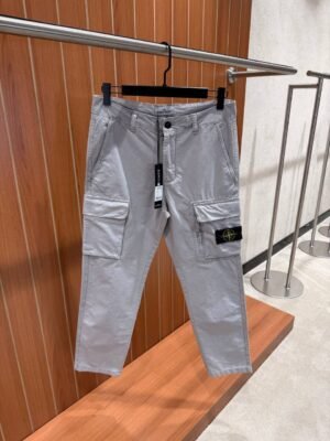 Stone Island Cargo Pants Light Grey