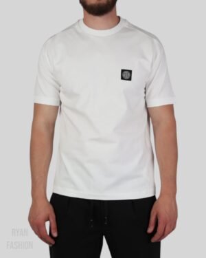 Stone Island Logo T-Shirt White