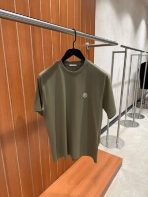 Moncler Classic Logo T-Shirt Khaki