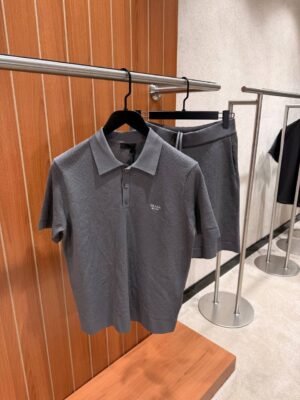 Prada Knitted Summer Set Grey