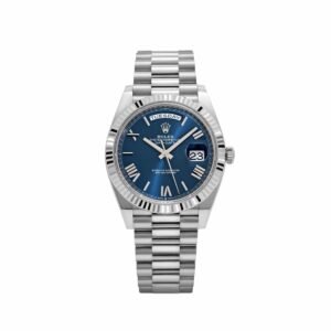 Rolex DayDate White Gold Blue Roman 40mm