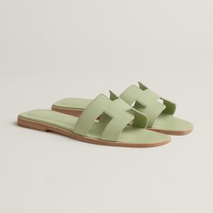 Hermes Oran Sandal Vert
