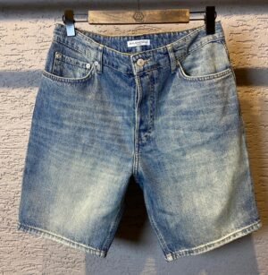 Balenciaga Jeans Short Blue