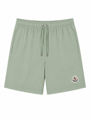 Moncler Logo Zwembroek Pistache Groen