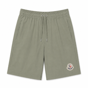 Moncler Logo Zwembroek Khaki
