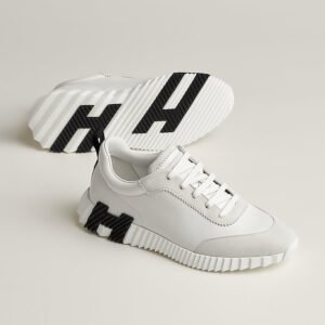 Hermes Bouncing Sneaker Leather White