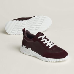 Hermes Bouncing Sneaker Leather Bordeaux
