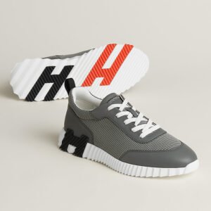 Hermes Bouncing Sneaker Leather Grey