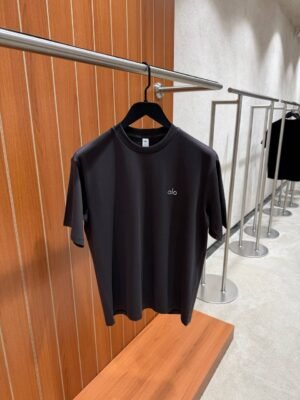 Alo Logo T-Shirt Brown
