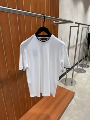 Loro Piana Side Printed T-Shirt White