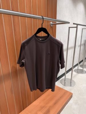 Loro Piana Embroidered Logo T-Shirt Brown