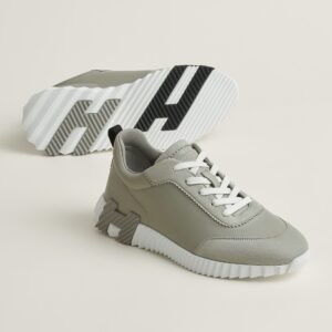 Hermes Bouncing Sneaker Leather Gris Arctique