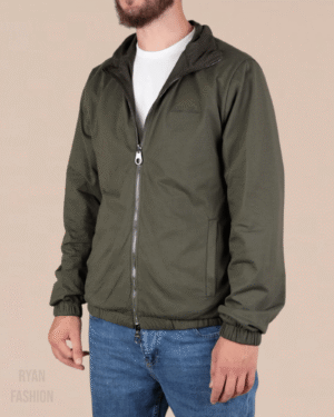 Loro Piana Windmate Reversible Bomber Jacket Khaki